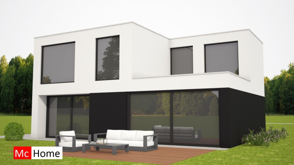 Betaalbare moderne energieneutrale woningen van Mc-Home ge bouwd met staalframebouw M247