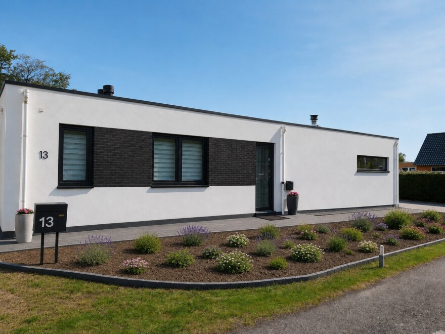 NOVAHUIS A180 bungalow plat dak levensloopbestendig energieneutraal onderhoudsarm