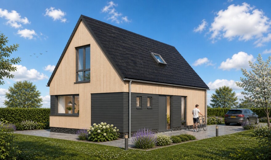 Schuurwoning type 152 betaalbaar efficient ontwerp