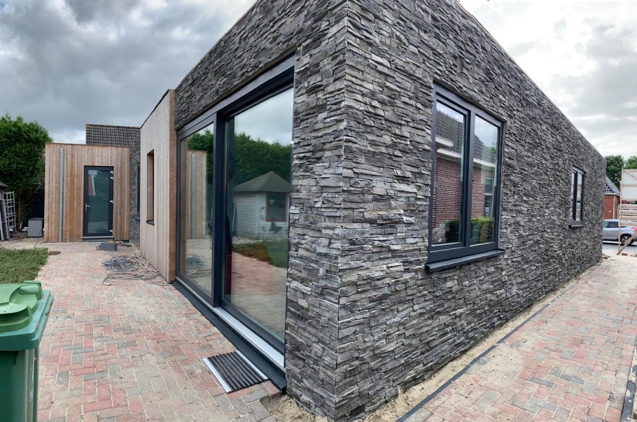 MC-HOME B152 levensloopbestendige woning plat dak aardbevingsbestendig staaalframebouw Nederland