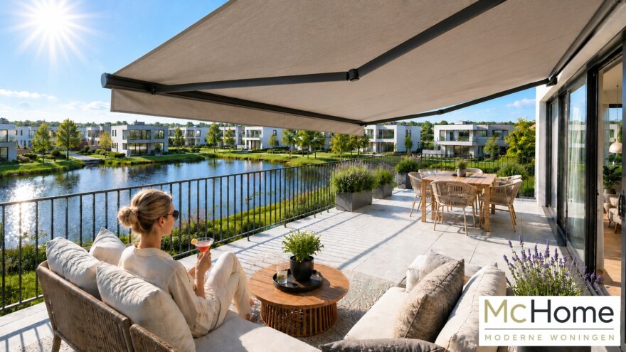Moderne levensloopbestendige woning M-99 met groot dakterras en plat dak