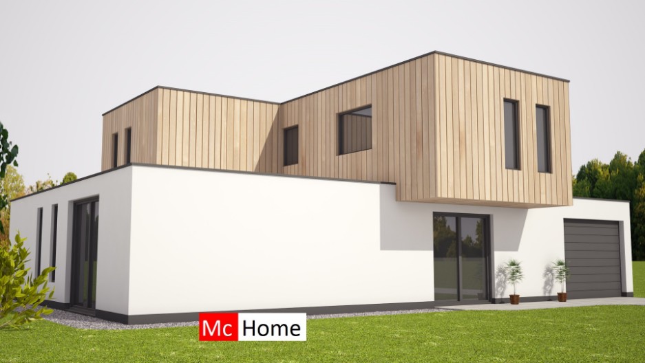 MC-HOME betaalbare moderne villa gasloos bouwen ontwerp M260