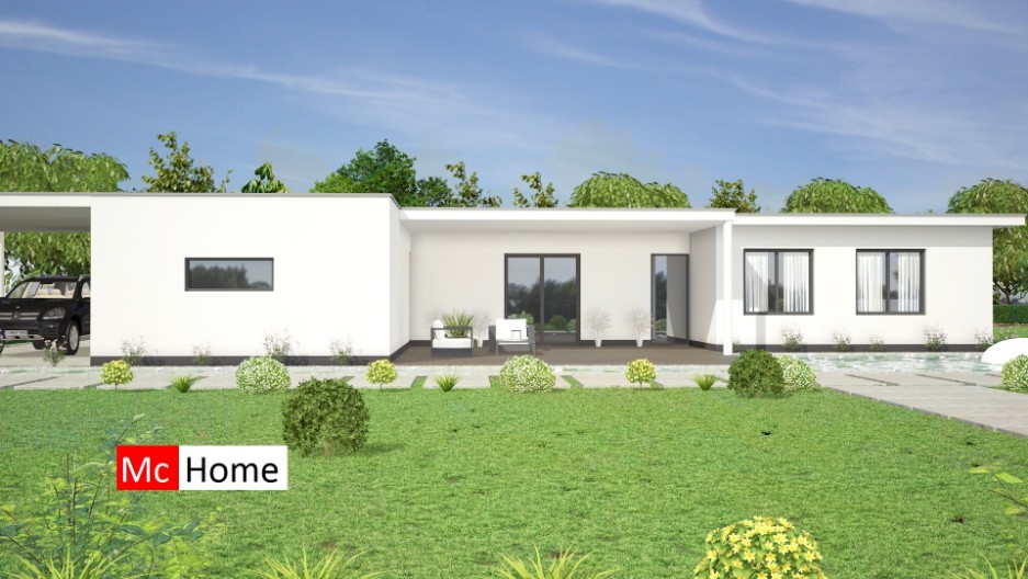 Mc-Home B 132 V1 bungalow met plat dak levensloopbestendig rolstoelvriendelijk 