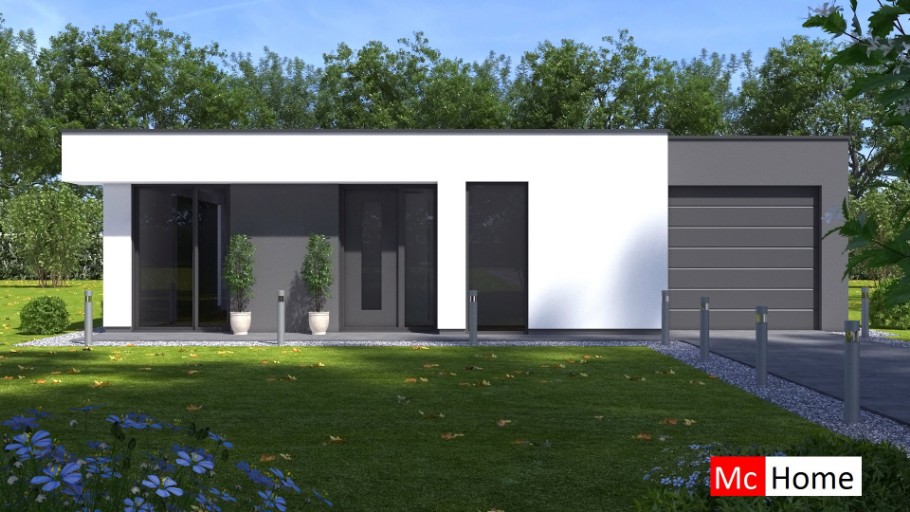 Mc-Home B151 bungalow bouwen staalframe Staalframebouw Nederland