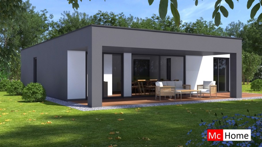 Mc-Home B151 bungalow bouwen staalframe Staalframebouw Nederland
