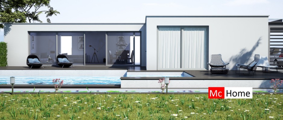 Mc-Home C101 L vorm type bungalow levensloopbestendig in diverse afmetingen 