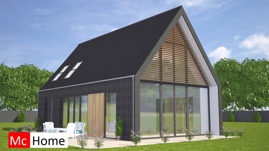 Mc-Home K 121 moderne Schuurwoning Staalframebouw Nederland