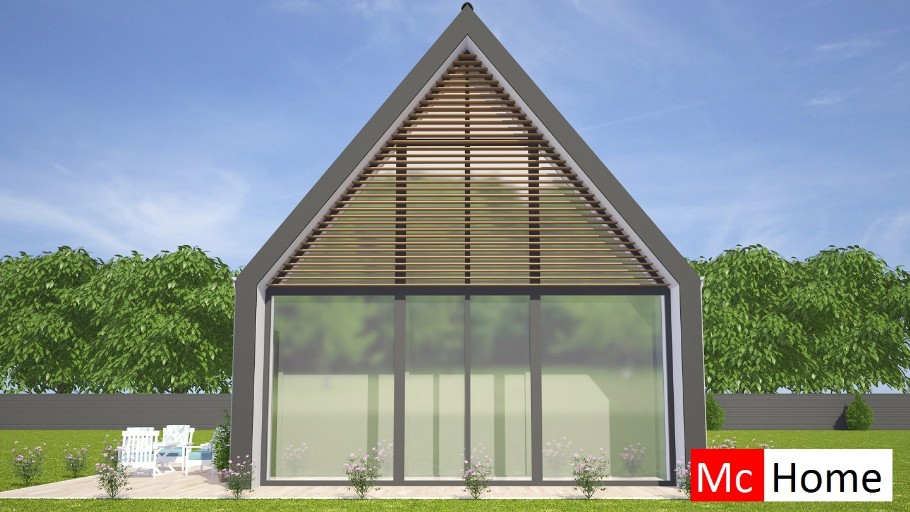 Mc-Home K 121 moderne Schuurwoning Staalframebouw Nederland
