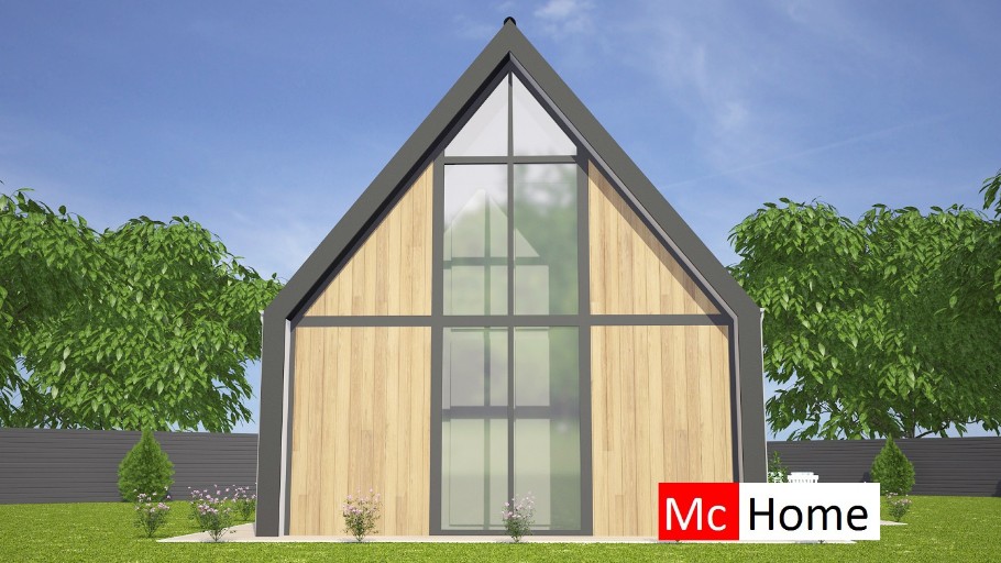 Mc-Home K 121 moderne Schuurwoning Staalframebouw Nederland