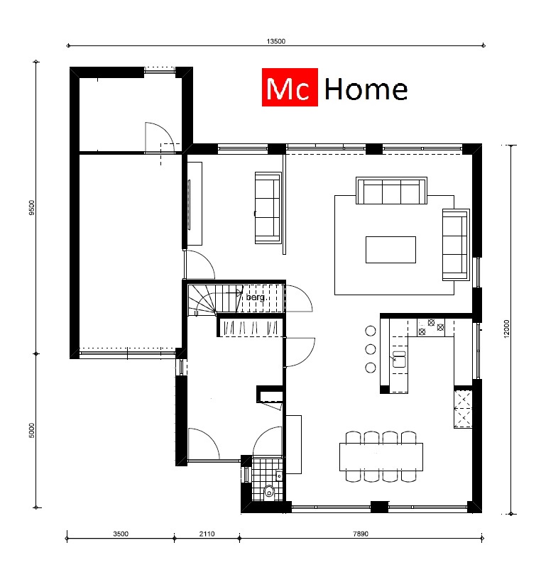 Mc-Home M339 moderne kubistische woning energieneutraal onderhoudsvrij 