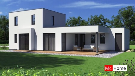 Mc-Home M378 levensloopbestendige woning met verdieping staalframebouw Nederland 