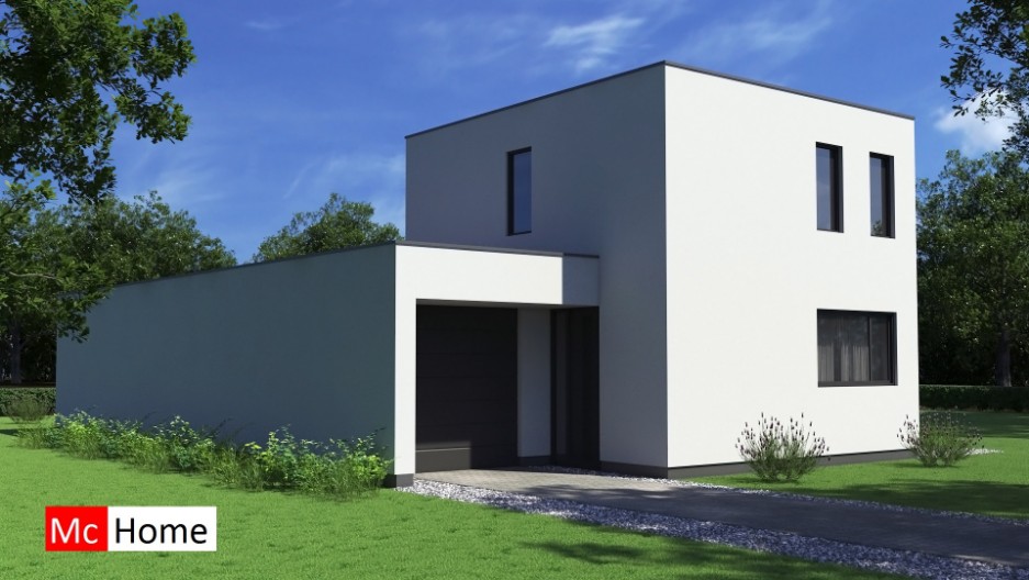 Mc-Home M378 levensloopbestendige woning met verdieping vanaf 250.000 euro ATLANTA staalframe 