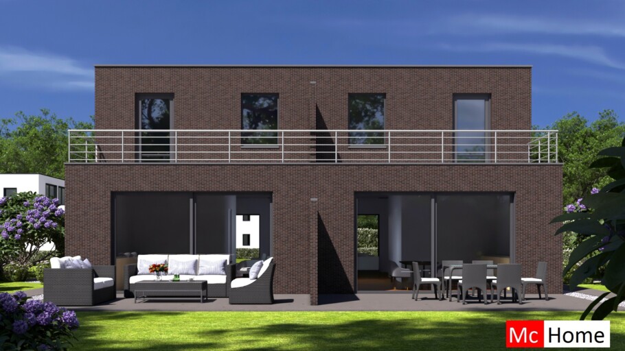 MC-HOME TK49  steen twee onder 1 kap geschakelde woning