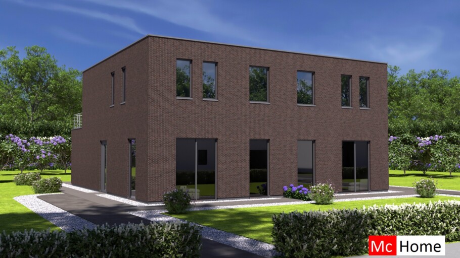 MC-HOME TK49  steen twee onder 1 kap geschakelde woning