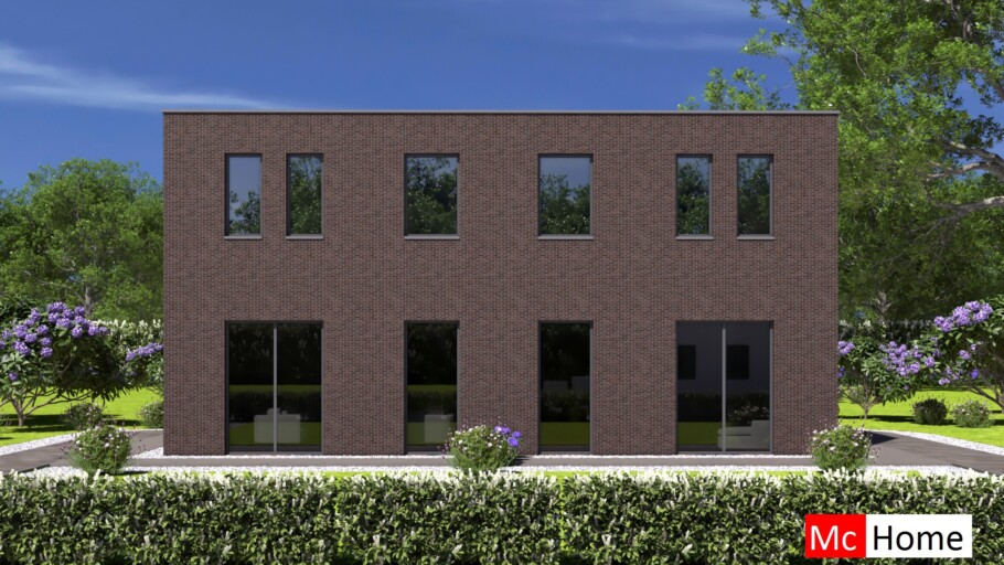 MC-HOME TK49  steen twee onder 1 kap geschakelde woning