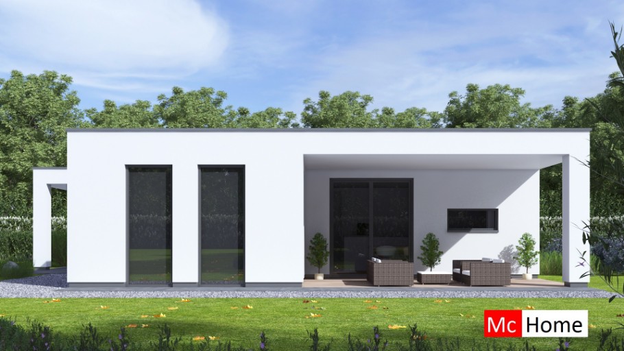 Mc-Home bungalow levensloopbestendige woning B166 Staalframebouw Nederland