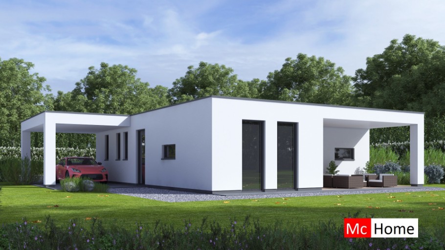 Mc-Home bungalow levensloopbestendige woning B166 Staalframebouw Nederland