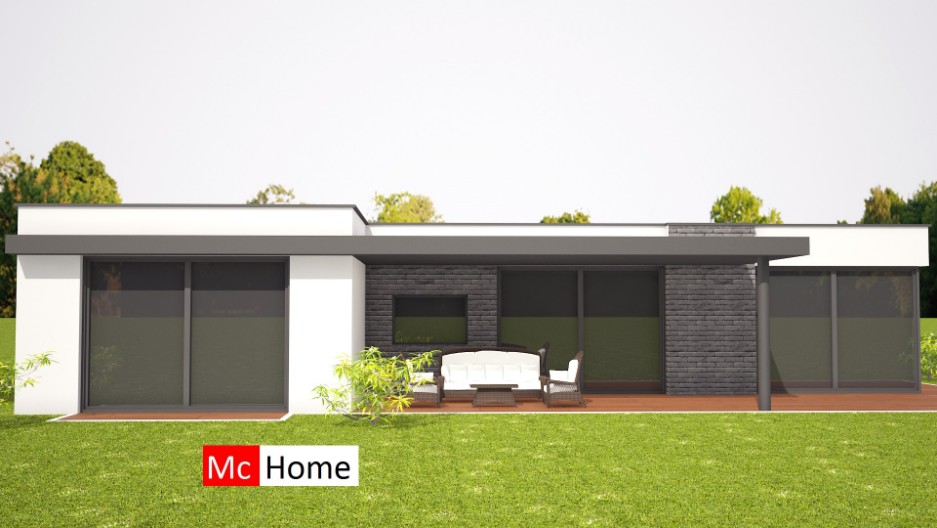Mc-Home bungalow tye B91 levensloopbestendig onderhoudsarm energieneutraal staalframebouw 
