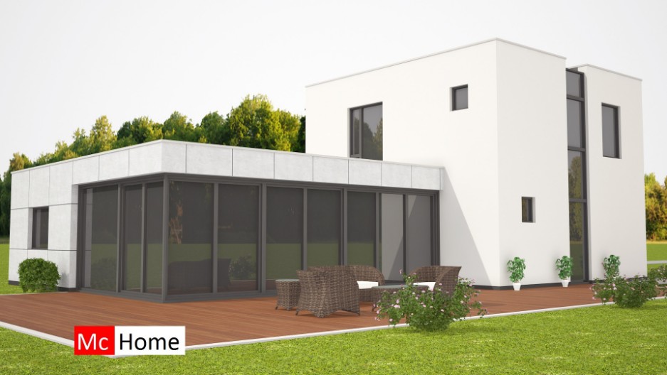 Mc-Home levensloopbestendige woning bungalow met kleine verdieping energieneutraal M250