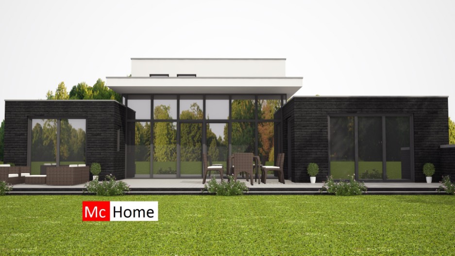 Mc-Home ontwerp M301 levensloopbestendige bungalow met gastenverdieping staalframebouw
