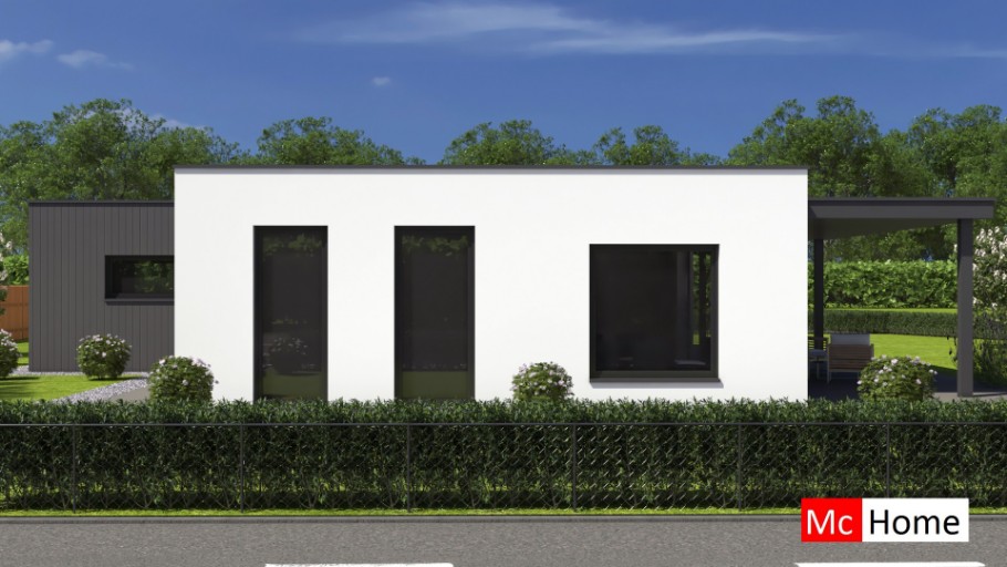 Mc-Home type 193 nieuwbouw bungalow met plat dak 