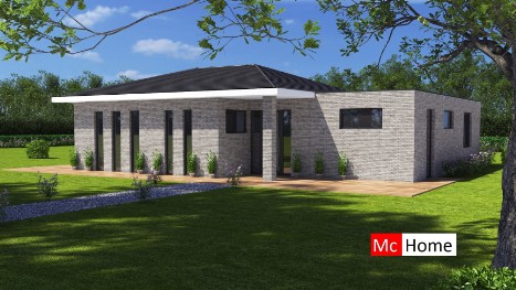 Mc-Home.nl B158 Nieuwbouw bungalow  pannendak energieneutraal