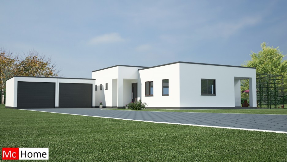 Mc-Home.nl B3 levensloopbestendige gelijkvloerse energieneutrale bungalow ontwerpen en bouwen in staalframebouw