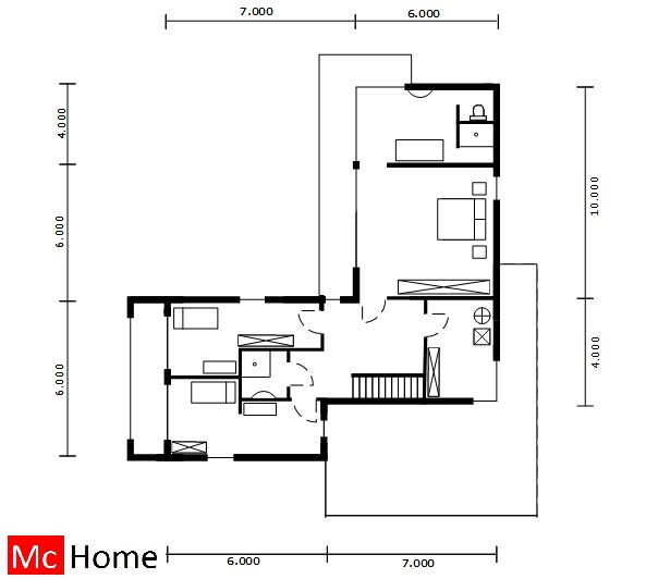 Mc-Home.nl M18 moderne kubistische eigentijdse villa met veel ramen en glas staalframebouw