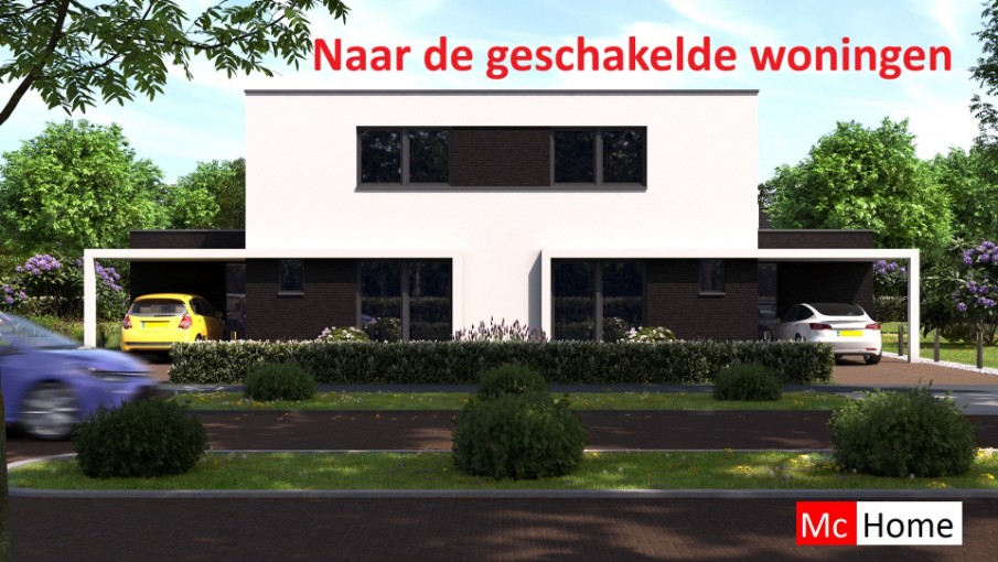 Mc-Home.nl voor ontwerp en bouw van geschakelde of 2 onder 1 kap woningen