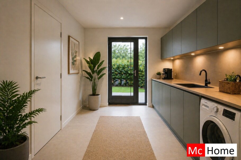 Mc-Home.nl type 136 Bekijk de interieurfoto's van deze stijlvolle bungalow met slaapkamer en badkamer op de begane grond 