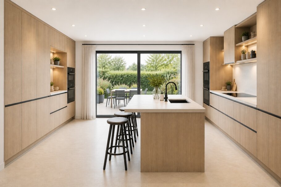 Mc-Home.nl type 136 Bekijk de interieurfoto's van deze stijlvolle bungalow met slaapkamer en badkamer op de begane grond 
