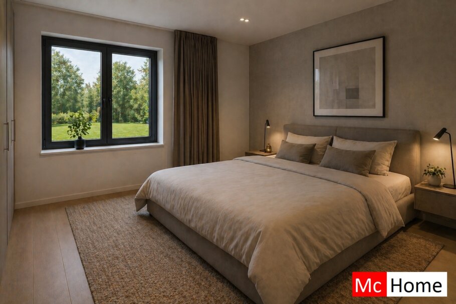 Mc-Home.nl type B-150 interieur foto woonkamer keuken slaapkamer badkamer douche