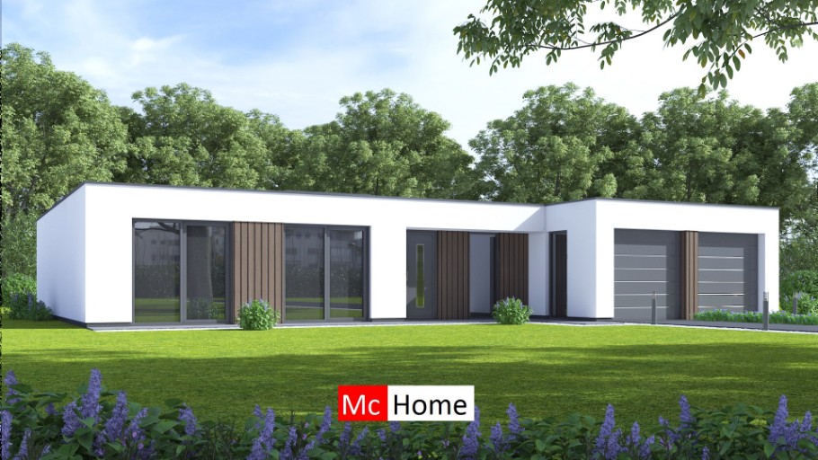 McHome B170 levensloop woning woonkamer verhoogd plafond Staalframebouw Nederland 