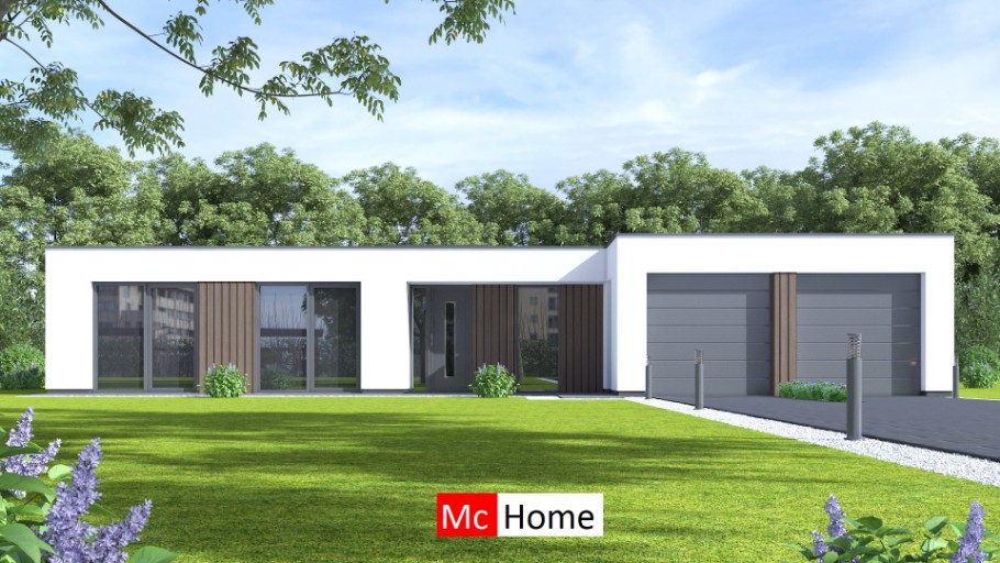 McHome B170 levensloop woning woonkamer verhoogd plafond Staalframebouw Nederland 