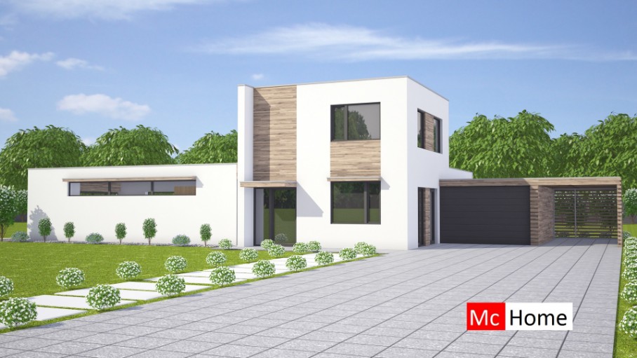 McHome M 358V2 levensloopbestendige bungalow kleine verdieping staalframebouw Nederland