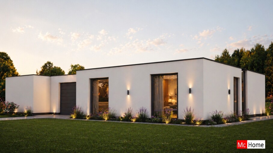 Mc-Home Levensloopbestendige bungalow met inpandige garage of berging energieneutraal B70