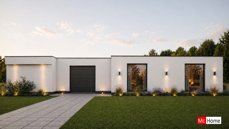 Mc-Home Levensloopbestendige bungalow met inpandige garage of berging energieneutraal B70