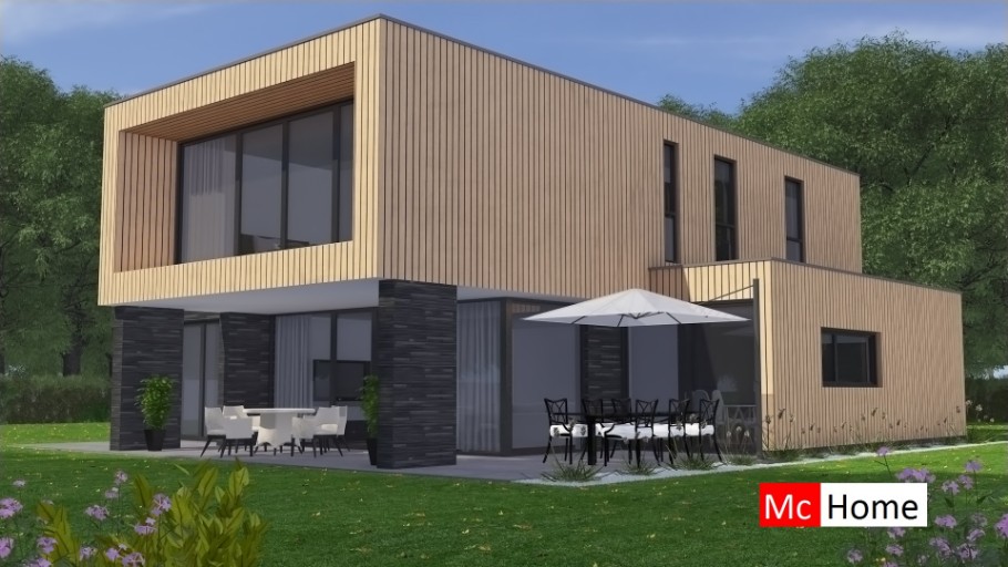 McHome modern kubistsich M362 Staalframebouw Nederland