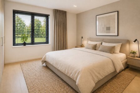 u ziet een foto van een moderne slaapkamer
