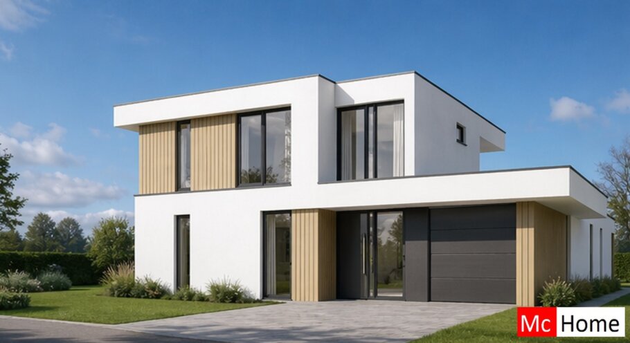 McHome.nl ontwerpen 2026 typer M407 modern kubistisch levensloopbestendig buitenterrassen verdieping