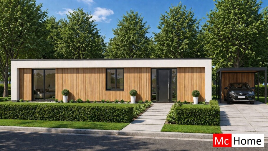 MC-HOME B150 levensloopbestendige woningen alles gelijksvloers  Staalframebouw Nederland 