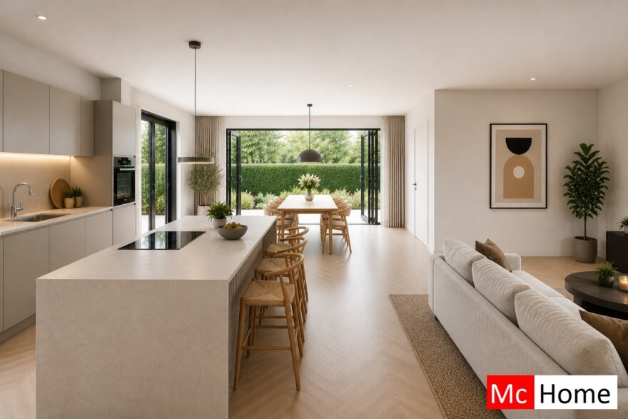 McHome.nl voor  interieur inspiratie foto van woningen met een kap en schuurwoningen type K-156