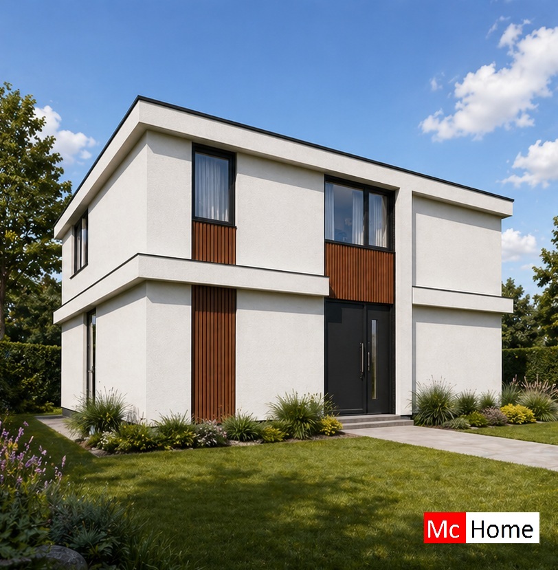 McHome.nl M406 moderne kubistische woning staalframe