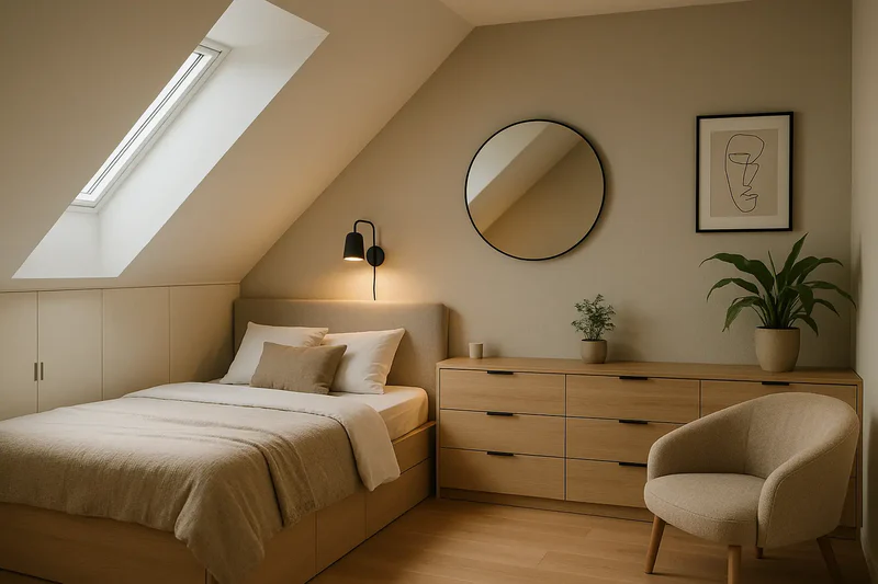 Moderne schuurwoning met kap in staalframebouw met witte gevels, donkere dakbedekking, grote raampartijen en overdekt terras in een groene tuinomgeving.