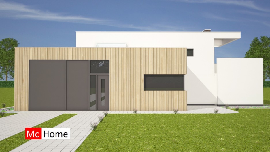 Moderne Kubistische villawoning met groot dakterras en inpandige garage M178 Mc-Home