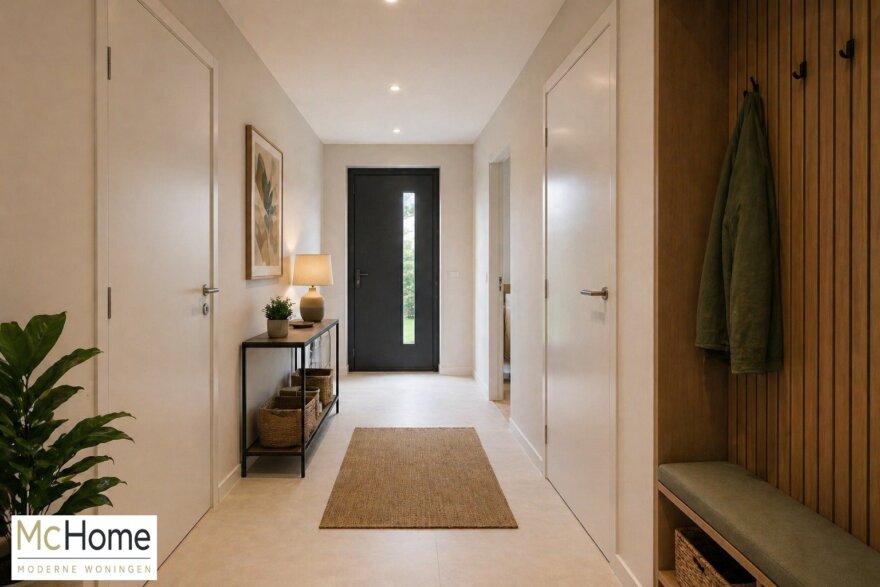 interieur inspiratie beeld voor bungalow met verhoogde woonkamer