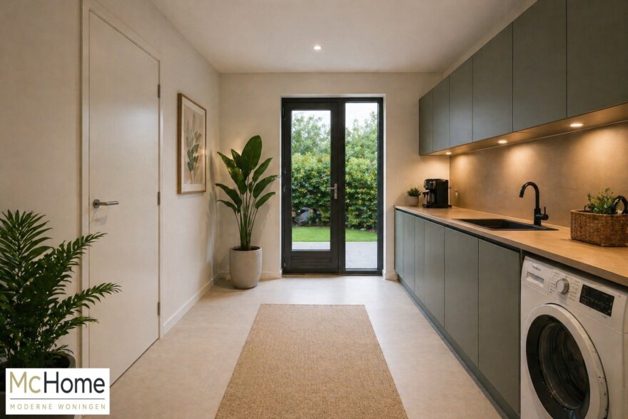 bekijk het interieur inspiratie beeld voor moderne bungalow