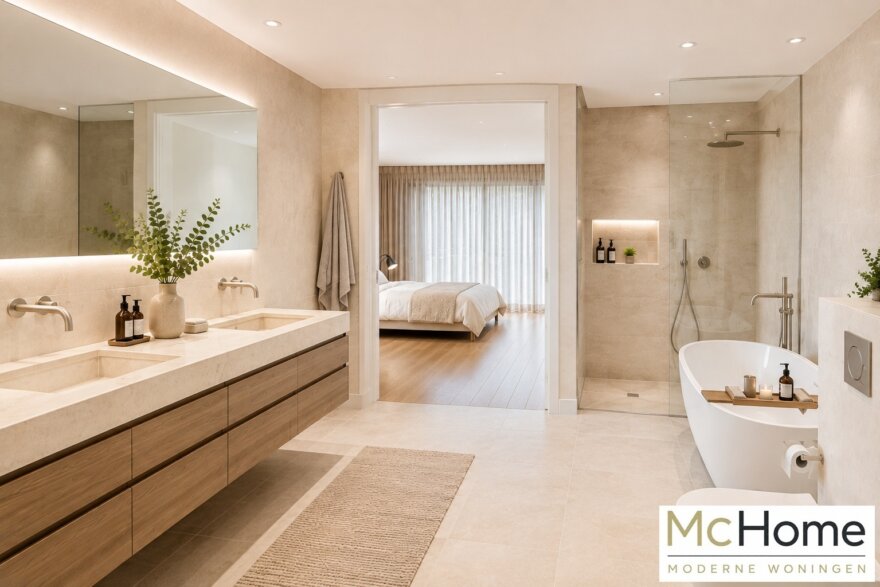Modern interieur gelijkvloerse woning B-100-v1