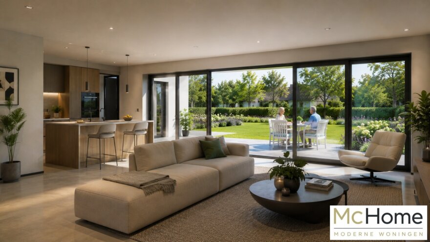 Modern interieur gelijkvloerse woning Mc-Home B-162
