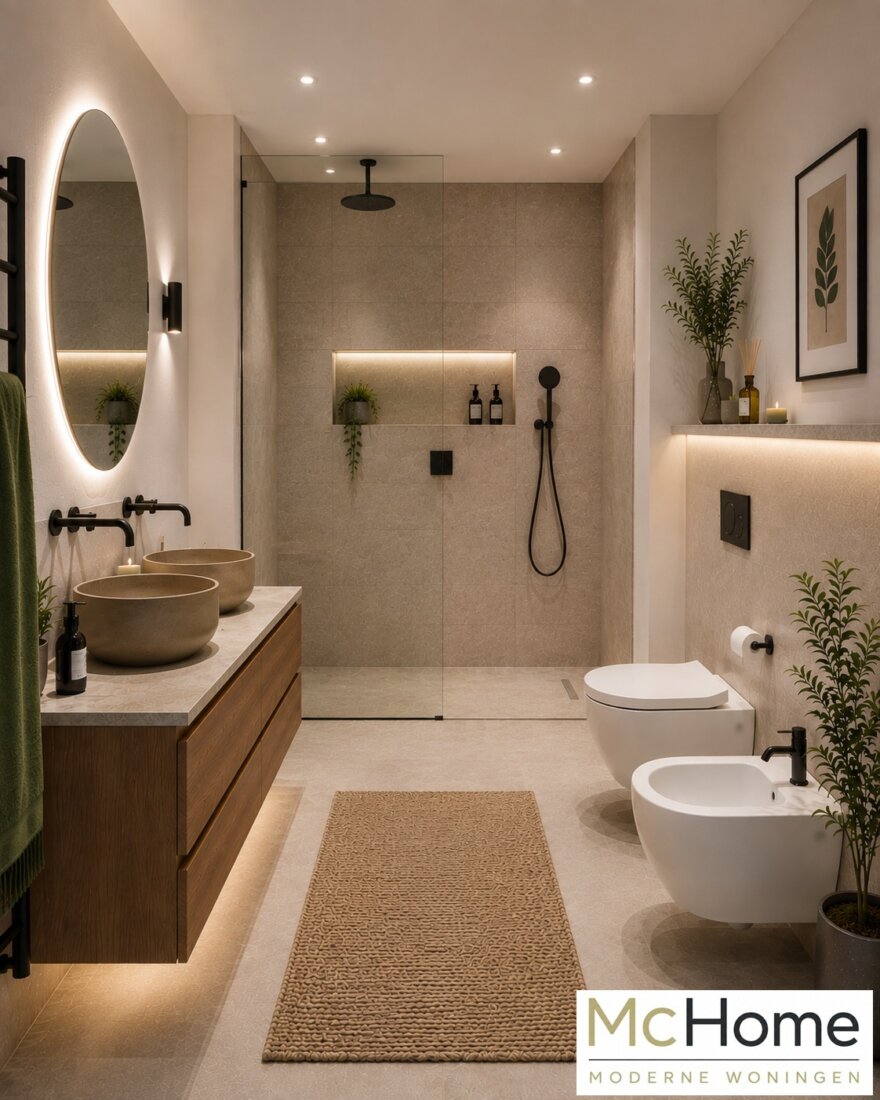 Modern interieur gelijkvloerse woning Mc-Home B-162